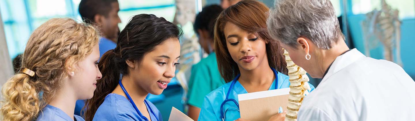 A group of nursing students.